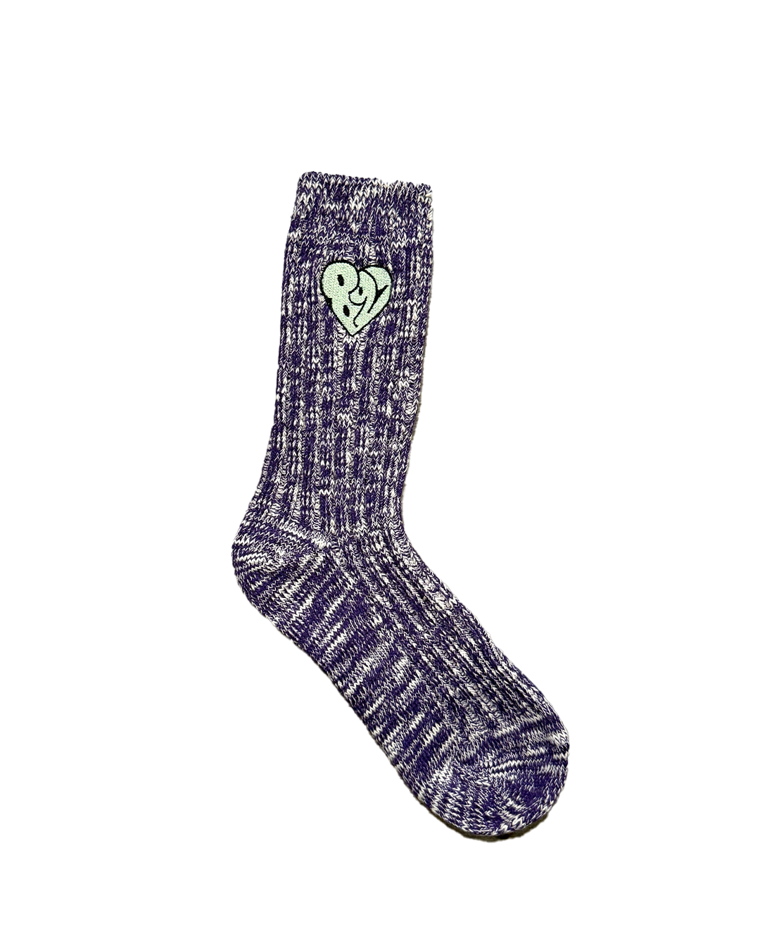 Purple cozy socks