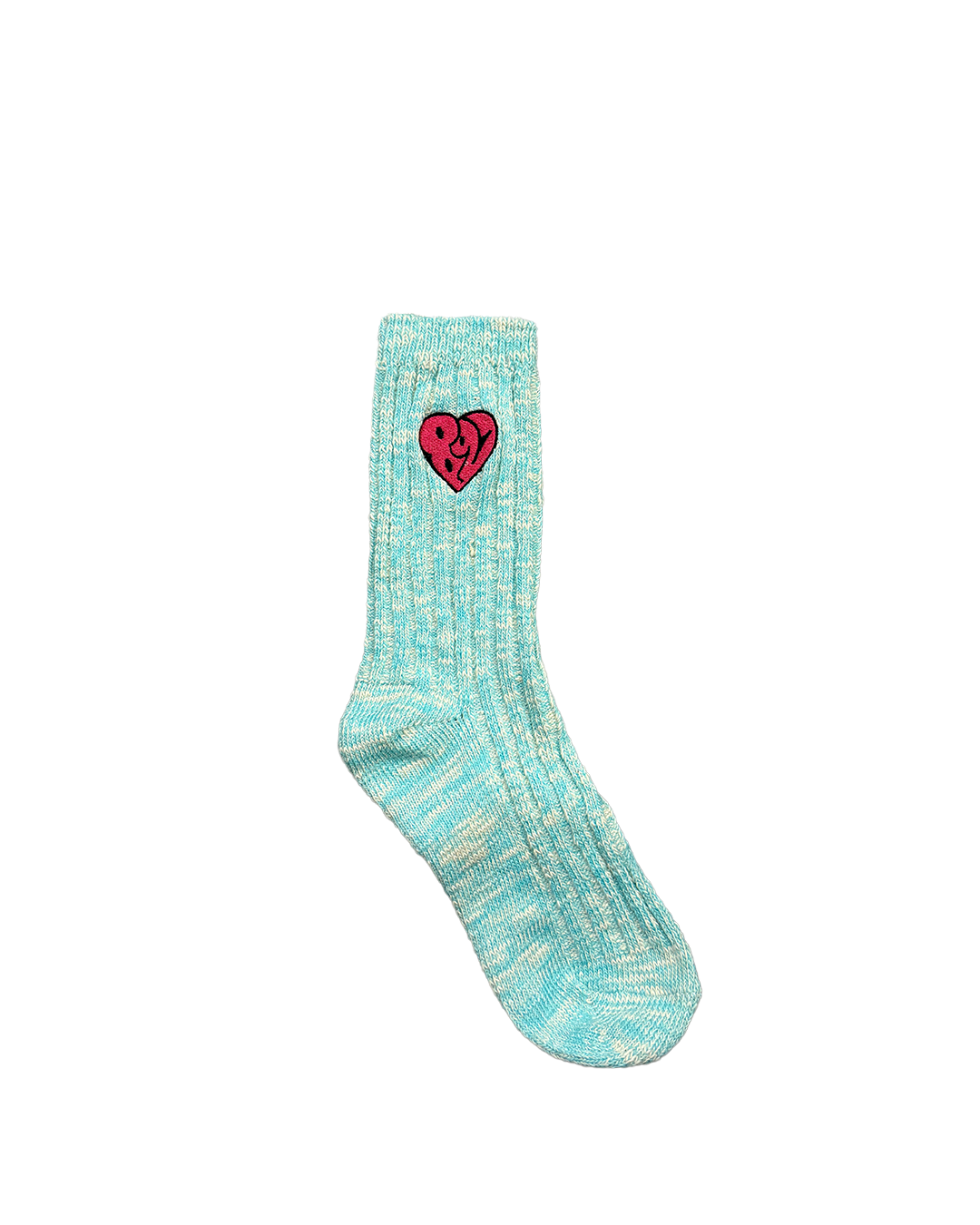 Blue cozy socks